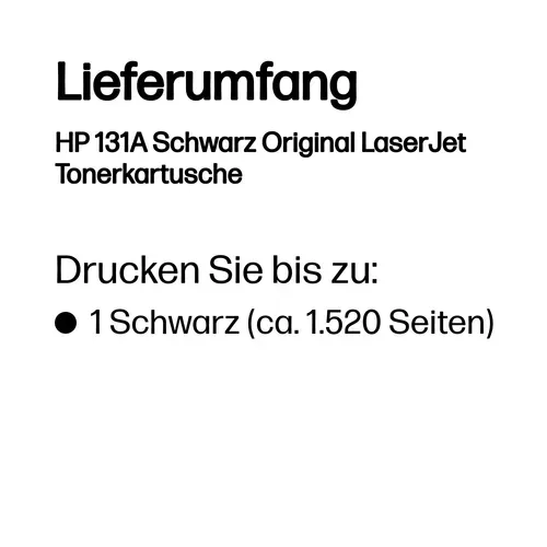 HP, HP H131AC Toner cy - HP No. 131A C, CF211A für z.B. HP LaserJet Pro 200 color M 276 nw, HP LaserJet Pro 200 color M 251 n, HP LaserJet Pro 200