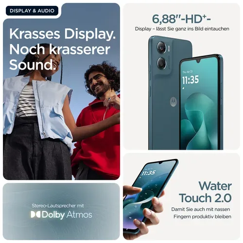 Motorola, MOTOROLA G06 blau 256GB 4G