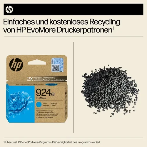 HP, HP H924ec Druckerpatronen XL c - HP No. 924e c, 4K0U7NE für z.B. HP OfficeJet Pro 8120 e, HP OfficeJet Pro 8120, HP OfficeJet Pro 8122 e