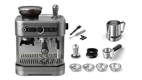 Philips, PHILIPS PSA3218/01 Barista Brew Espressomaschine Metall/Silber