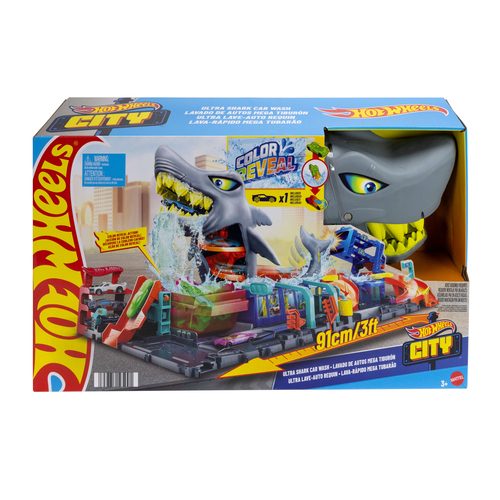 Mattel, Hot Wheels City Ultimative Hai Auto-Waschanlage