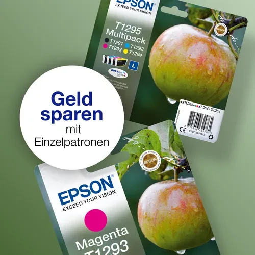 Epson, Epson E129 Druckerpatronen XL m - Epson T1293 m, C13T12934011 für z.B. Epson Stylus SX 525 WD, Epson Stylus SX 230, Epson Stylus SX 235 W