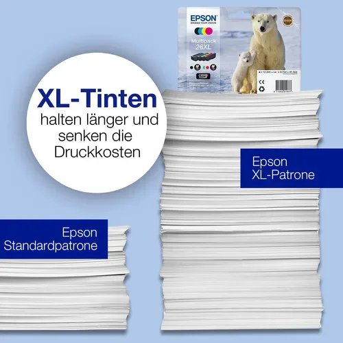Epson, EPSON Tintenpatrone schwarz T260140 XP 700/800 220 Seiten