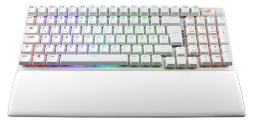 Asus, ASUS ROG Strix Scope II 96 - Tastatur - 96% - backlit - kabellos - USB, 2.4 GHz, Bluetooth 5.1