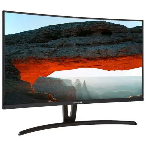 Medion, MEDION P52720 (MD 22020) Curved Monitor, 68,6 cm (27'') Full HD Display, integrierte Lautsprecher, HDMI®