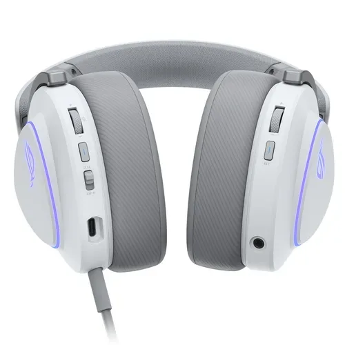 ASUS, ASUS ROG Delta II, Over-ear Gaming-Headset Bluetooth Weiss