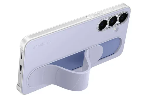 Samsung, SAMSUNG Standing Grip Case, Backcover, Samsung, Galaxy S25 FE, Hellblau