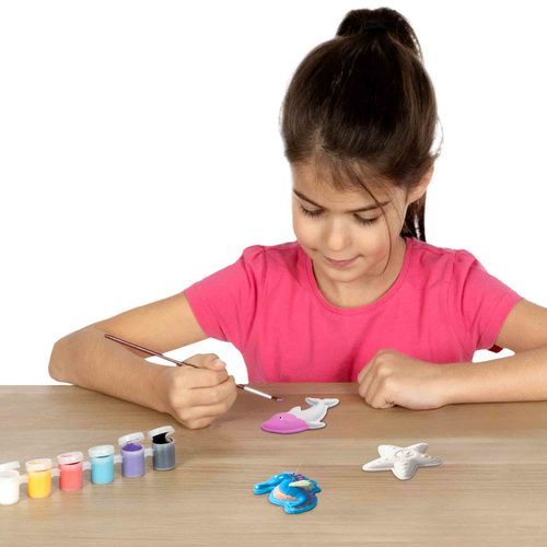 SES CREATIVE, SES Creative ® Gipsgießset Meerestiere - bunt