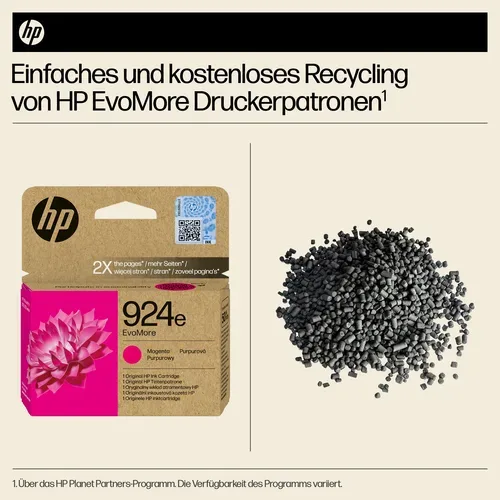 HP, HP H924em Druckerpatronen XL m - HP No. 924e m, 4K0U8NE für z.B. HP OfficeJet Pro 8120 e, HP OfficeJet Pro 8120, HP OfficeJet Pro 8122 e