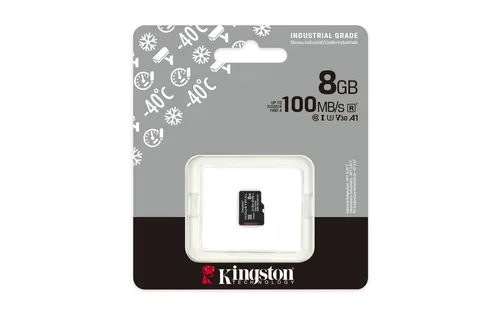 Kingston, Kingston - microSDHC Industrial pSLC, Schwarz, 8 GB