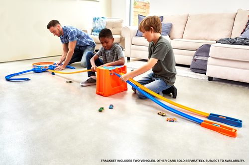 Hot Wheels, Track Builder Mega Stunt Box, Rennbahn