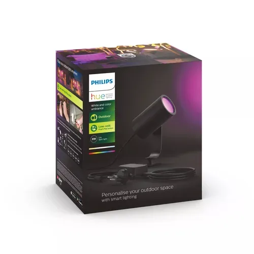 Philips Hue, Philips Hue LED Spot Lily Mattschwarz 8 W