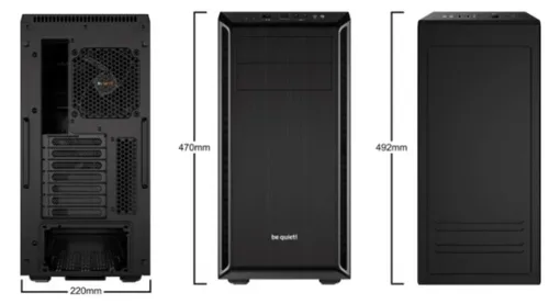 BE QUIET!, BE QUIET! - ! Pure Base 600 Midi Tower Schwarz, Silber