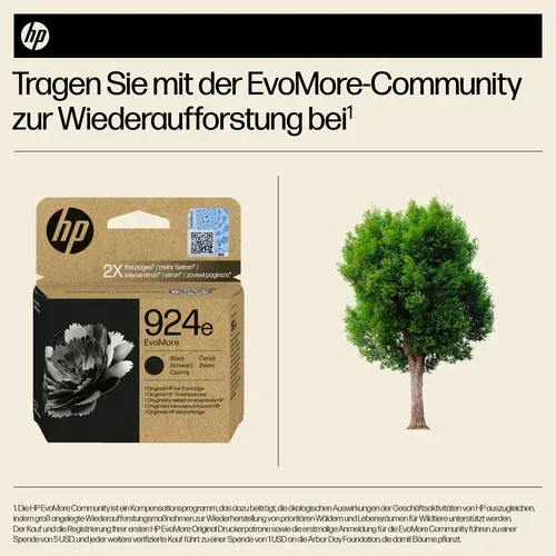 HP, HP H924ebk Druckerpatronen XL bk - HP No. 924e bk, 4K0V0NE für z.B. HP OfficeJet Pro 8120 e, HP OfficeJet Pro 8120, HP OfficeJet Pro 8122 e