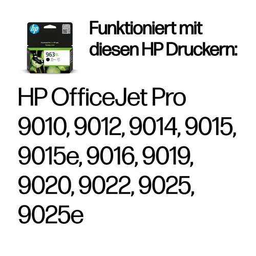 HP, HP 963XL Original Druckerpatrone Schwarz (3JA30AE)