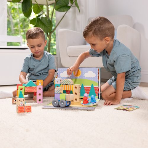 Spin Master, Spin Master Spielbausteine "Melissa & Doug Blockables Stadt"