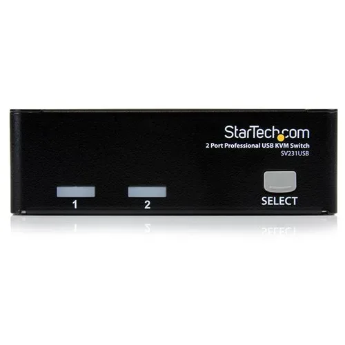 StarTech.com, STARTECH.COM - StarTech.com 2 Port VGA USB KVM Switch - VGA KVM Umschalter inkl. Kabel, Schwarz