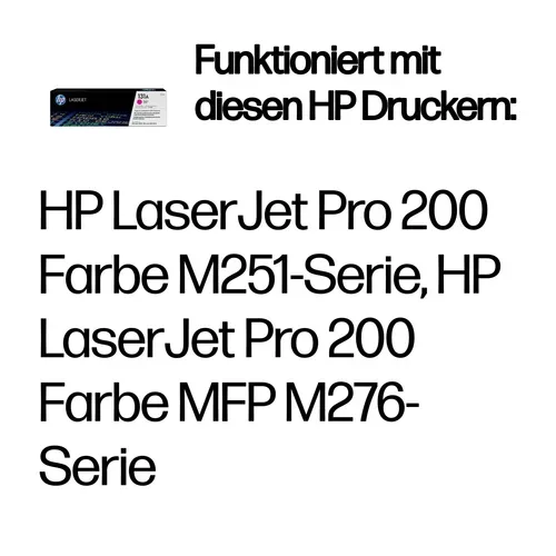 HP, HP H131AY Toner ma - HP No. 131A Y, CF213A für z.B. HP LaserJet Pro 200 color M 276 nw, HP LaserJet Pro 200 color M 251 n, HP LaserJet Pro 200