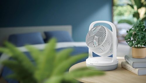 Philips, Philips Tischventilator 2000 3 Einstellungen Weiß/Grau Ventilatoren