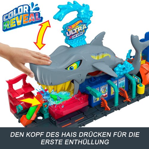 Mattel, Hot Wheels City Ultimative Hai Auto-Waschanlage