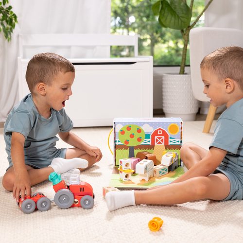 Spin Master, Spin Master Spielbausteine "Melissa & Doug Blockables Bauernhof"