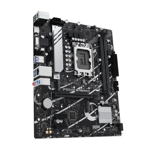 ASUS, Asus PRIME B760M-K Mainboard Sockel (PC) Intel® LGA 1700 Formfaktor (Details) Micro-ATX Mainboard-Chipsatz Intel® B760
