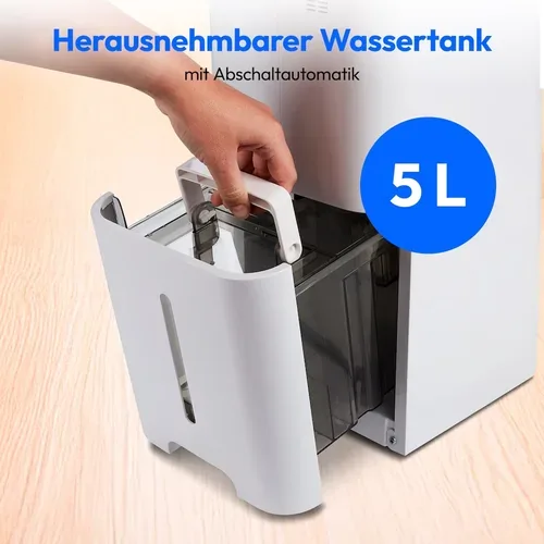 Medion, MEDION Smarter Luftentfeuchter DH30S (MD12044), Steuerung per App, Leistung max. 280W, Volumen Wassertank ca. 5L, 2 Geschwindigkeitsstufen, Touch-Bedienung