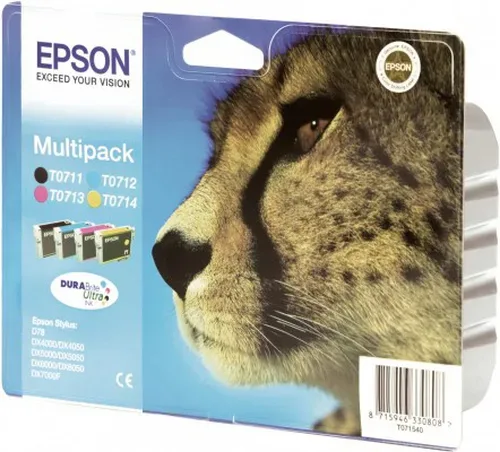 Epson, Epson E715 Druckerpatronen XL bk - Epson T0715, C13T07154010 für z.B. Epson Stylus DX 7400, Epson Stylus SX 210, Epson Stylus D 120