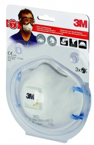 3M, 3M Partikelmaske Ffp2 | mit Ventil | 8822-3 | 3 Stk