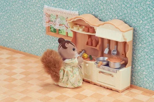 Sylvanian Families, Sylvanian Families - Landhaus Küche mit Kühlschrank, Multicolor