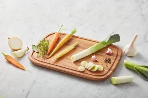 JAMIE OLIVER TEFAL, JAMIE OLIVER TEFAL Schneidebrett ACACIA Massives Holz braun