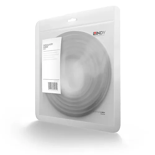 LINDY, LINDY - Patch-Kabel - RJ-45 (M) bis RJ-45 (M) - 20 m, Taubengrau, One Size