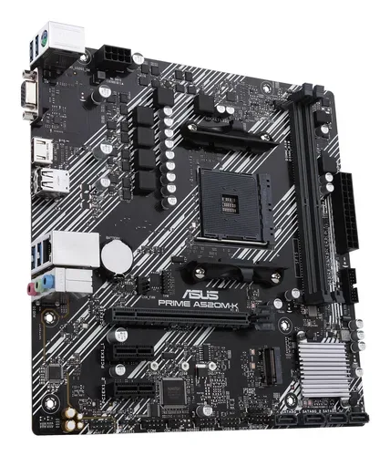 ASUS, Asus PRIME A520M-K Mainboard Sockel (PC) AMD® AM4 Formfaktor (Details) Micro-ATX Mainboard-Chipsatz AMD® A520