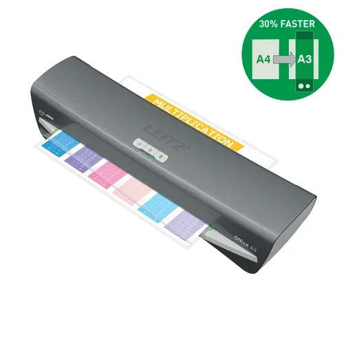 Leitz, LEITZ Laminierger&auml;t iLAM Office A3 72530084 silber/weiss