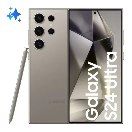 Samsung, Samsung Galaxy S24 Ultra 512GB Titanium Gray  - guter Zustand mit Ladekabel (Trade) und S Pen