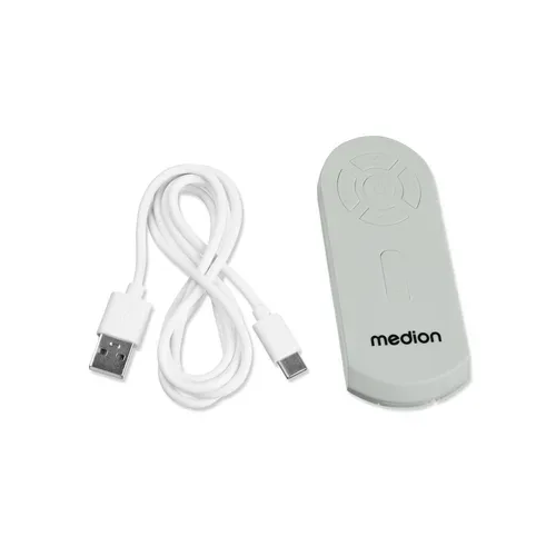 Medion, MEDION LIFE Camping Ventilator E10 TF grau, 20 W Leistung, 5 Geschwindigkeitsstufen, 110° Oszillation, 10.000 mAh Akku, als Powerbank nutzbar, LED