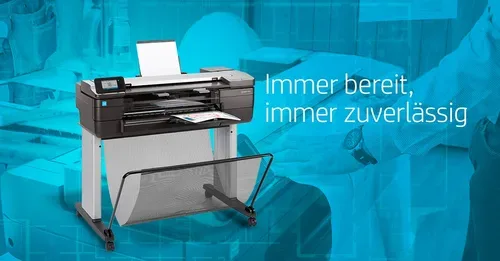 HEWLETT PACKARD, HEWLETT PACKARD - DesignJet T830 (Tintenpatrone, Farbe), Schwarz