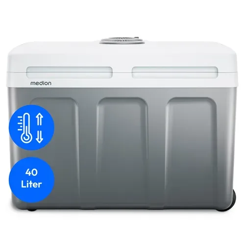 Medion, MEDION LIFE Kühlbox mit Wärmefunktion MD13102, Kühl und Warmhaltefunktion, 40 L Kapazität, 5V-USB-Anschluss