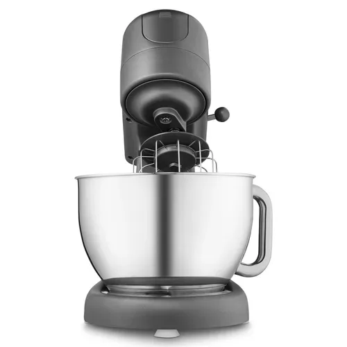 Medion, MEDION LIFE Digitale Küchenmaschine MD12600 titan, 800 W Gleichstrommotor, Energiesparend, Ultraleise, Digitales Sensor-Touch-Display, 4,6 L Edelstahlschüssel, Inkl. Fleischwolf