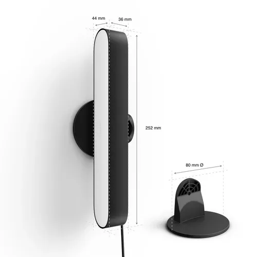 Philips Hue, Philips Hue LED Lightbar Basis-Set 78202/30/P7 Play LED fest eingebaut 12 W RGBW