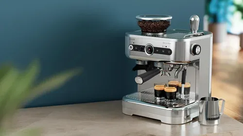 Philips, PHILIPS PSA3218/01 Barista Brew Espressomaschine Metall/Silber