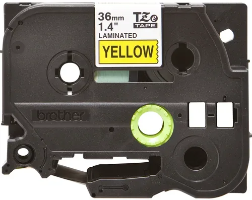 PTOUCH, PTOUCH Band, laminiert schwarz/gelb TZe-661 PT-3600 36 mm