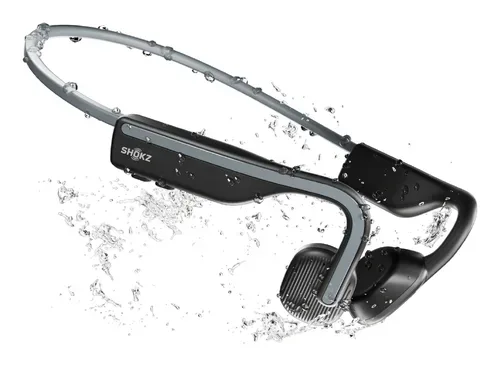 SHOKZ, SHOKZ Knochenschall-Sportkopfhörer OpenMove grau