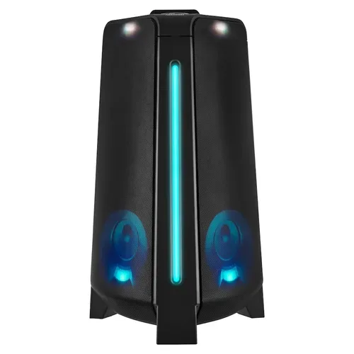 Medion, MEDION LIFE® P61552 Partylautsprecher, tragbares Bluetooth® Soundsystem mit PLL-UKW Stereo Radio, raumfüllender Klang dank innovativem Designs, TWS-Funktion, verschiedene Lichteffekte, 2 x 22 W RMS