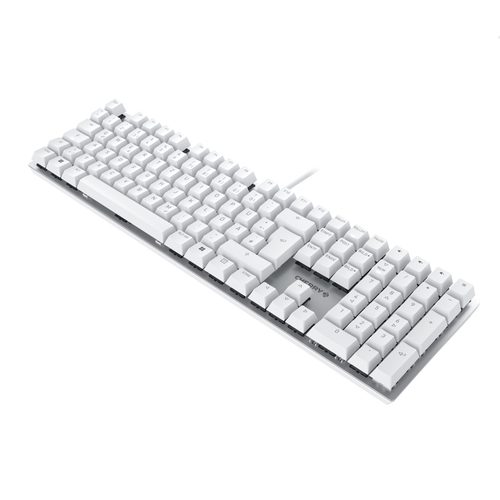 Cherry, CHERRY KC 200 MX Kabelgebunden Tastatur Deutsch, QWERTZ, Windows® Weiß, Silber