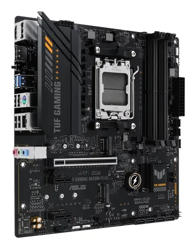 ASUS, Asus TUF GAMING A620M-PLUS Mainboard Sockel (PC) AMD® AM5 Formfaktor (Details) Micro-ATX Mainboard-Chipsatz AMD® A620