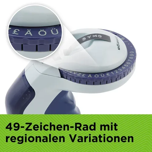DYMO, DYMO Pr&auml;geger&auml;t Omega S0717930 grau 9mm