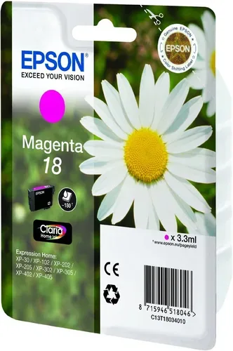 Epson, Epson E18m Druckerpatronen ma - Epson No. 18 m, C13T18034010 für z.B. Epson Expression Home XP -100, Epson Expression Home XP -102