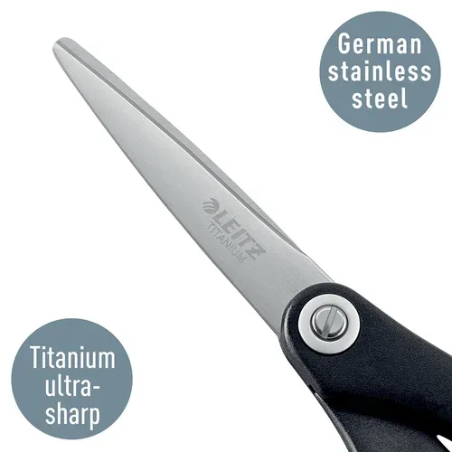 Leitz, LEITZ Schere Titanium 15cm 54156095 schwarz