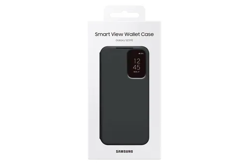 Samsung, Samsung - Smart View Wallet Case Galaxy S23 FE, Schwarz